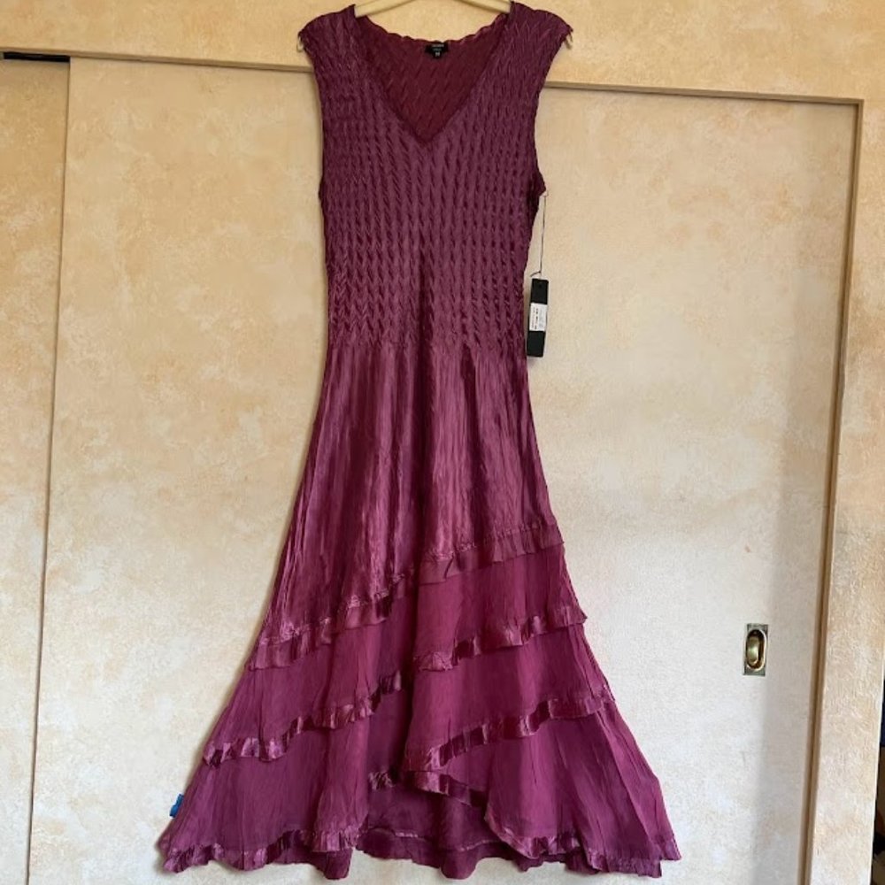 KOMAROV Asymmetrical Hem Dress - NWT